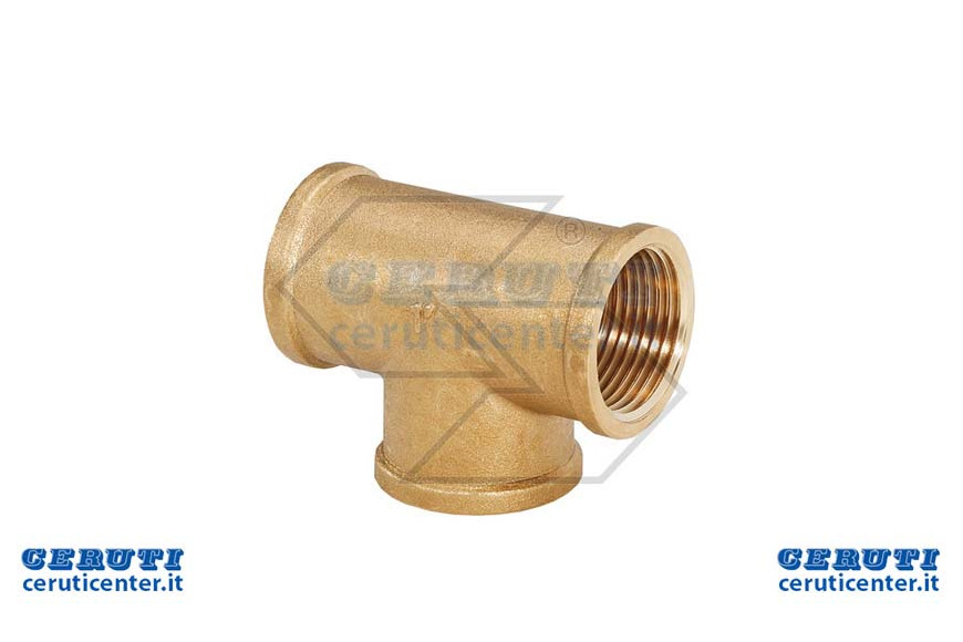 A Brass 3 Way joint F 1/2 ''