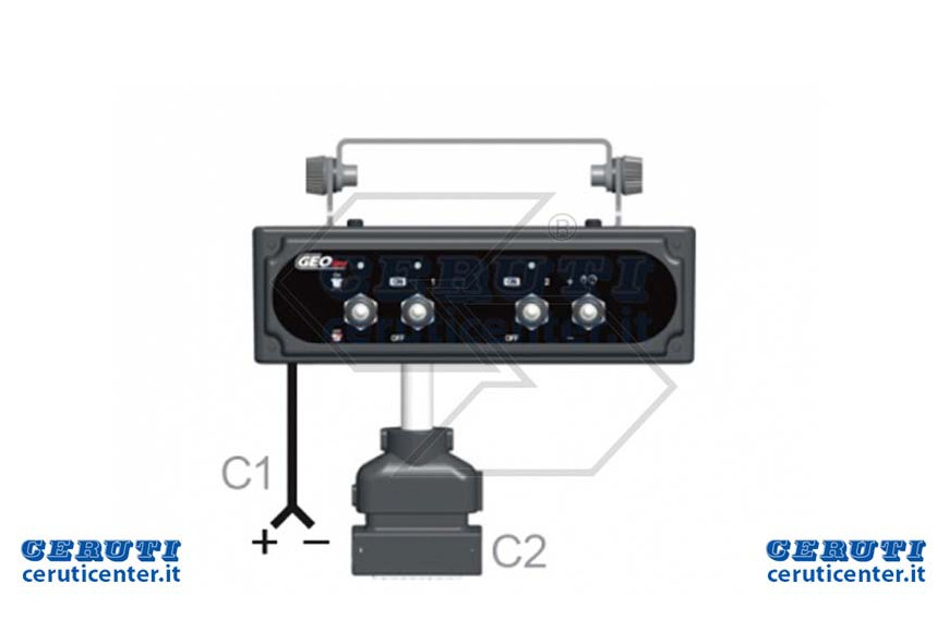 Scatola Comando Compact 2V+P+G Rd
