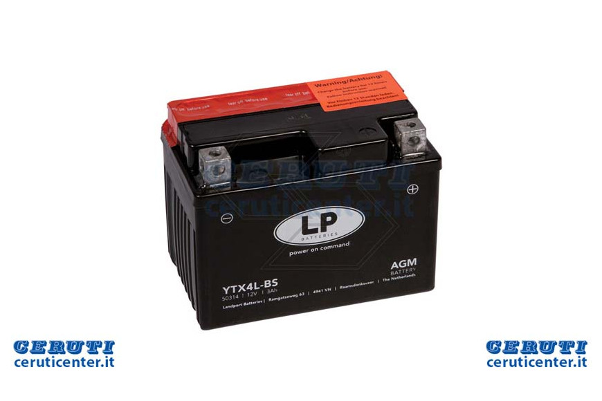 Batterie Cbtx4L-B (UN2796) Ah 4