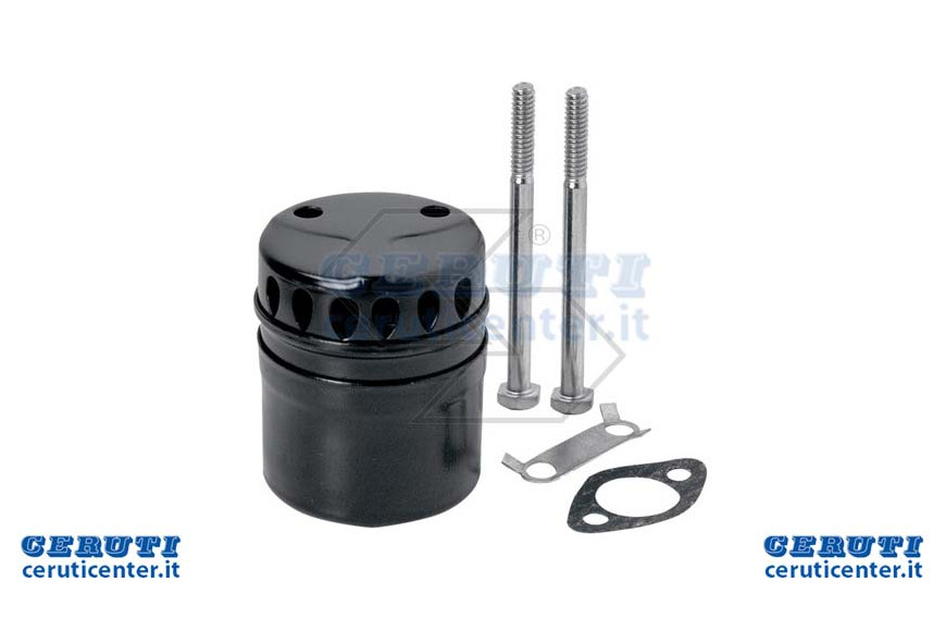 Silencieux Toro cylindrique avec des vis