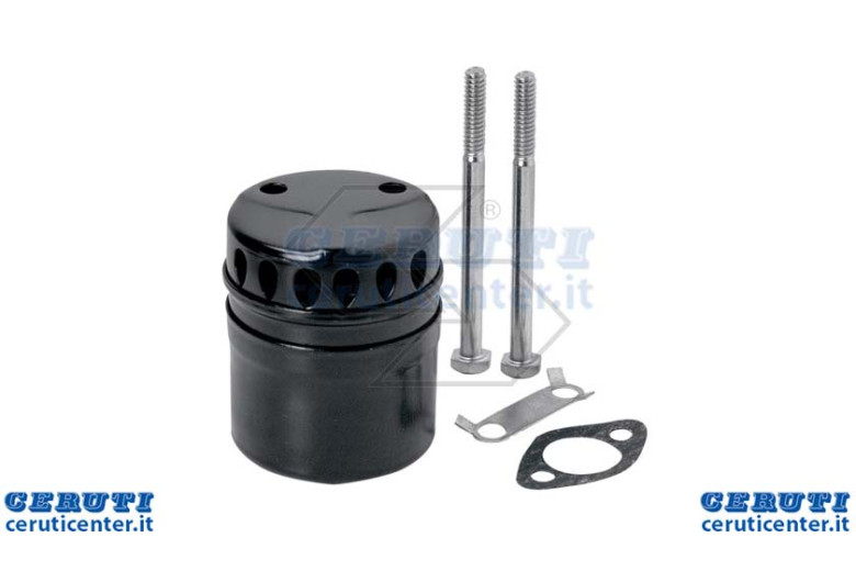 Silencieux Toro cylindrique avec des vis