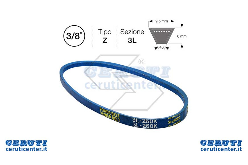 sangle T.B. Z 3/8 '' X 39 ''