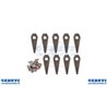 Kit 9 Lames + Vis Robot Bosch Indego