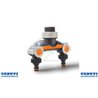 Socket Dual Output Taps Thread 3/4 "BSP