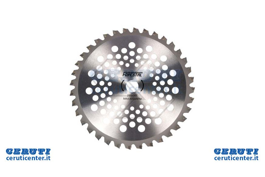 Disco 36 dents widia D.255X25,4X1,3
