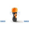 Raccordo Portagomma Con Rubinetto 1/2" E 5/8"