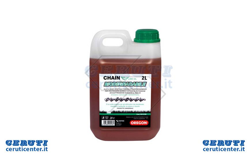 Protective Biodegradable Chain From Oregon To Chainsaw - 2 Liters