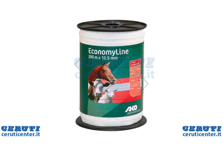 Ruban Pour clôtures EconomyLine - 200 M - 12,5 mm