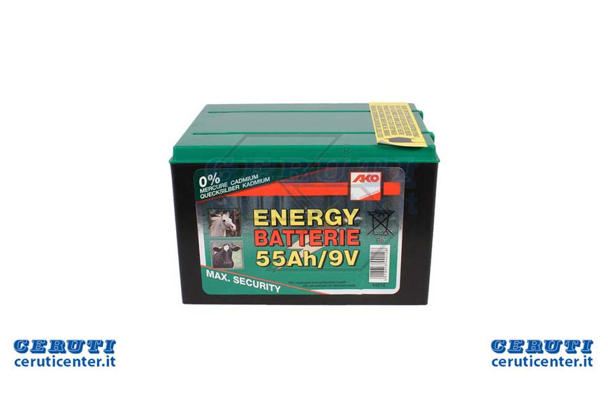 Para Pila Energizers 9 V - 55 Ah