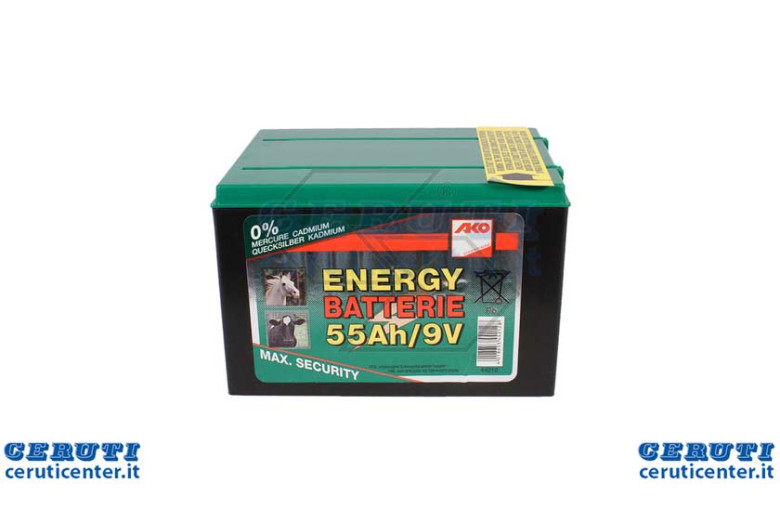 Pour Pila énergisants 9 V - 55 Ah