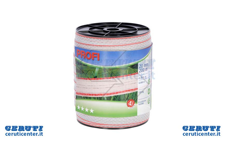 Ruban Pour clôtures Profi - 200 M - 20 mm