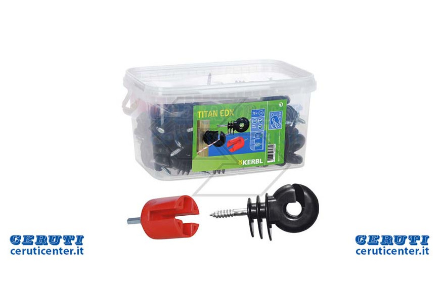 Kit 75 Isolatori Per Corda Ad Anello Edx