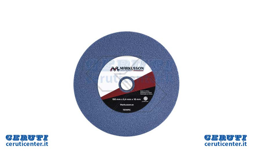 Mola Affilacatena D.150X6,4X16 Blu