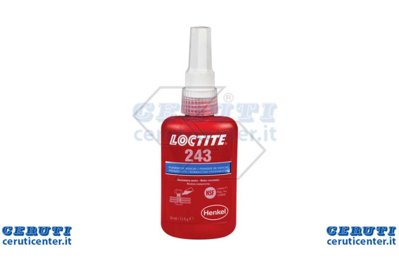 Frenafiletti Media Resistenza Loctite 243 - 50 Ml