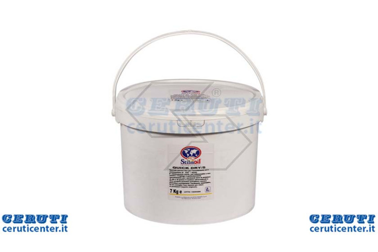 Poudre Absorbent pour les huiles et liquides Quick Dry / S - 7 kg