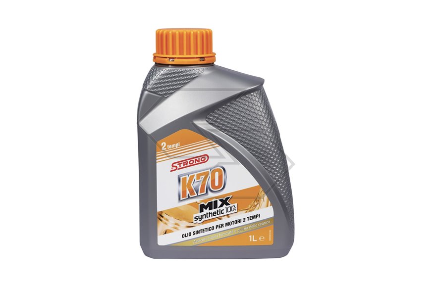 Huile forte K70 Mix Synthétique pour les moteurs 2T - 1 litre