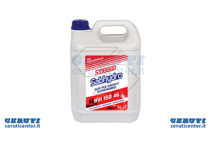 Forte Sabhydro huile pour les circuits Plombiers HVI Iso 46-5 Litres