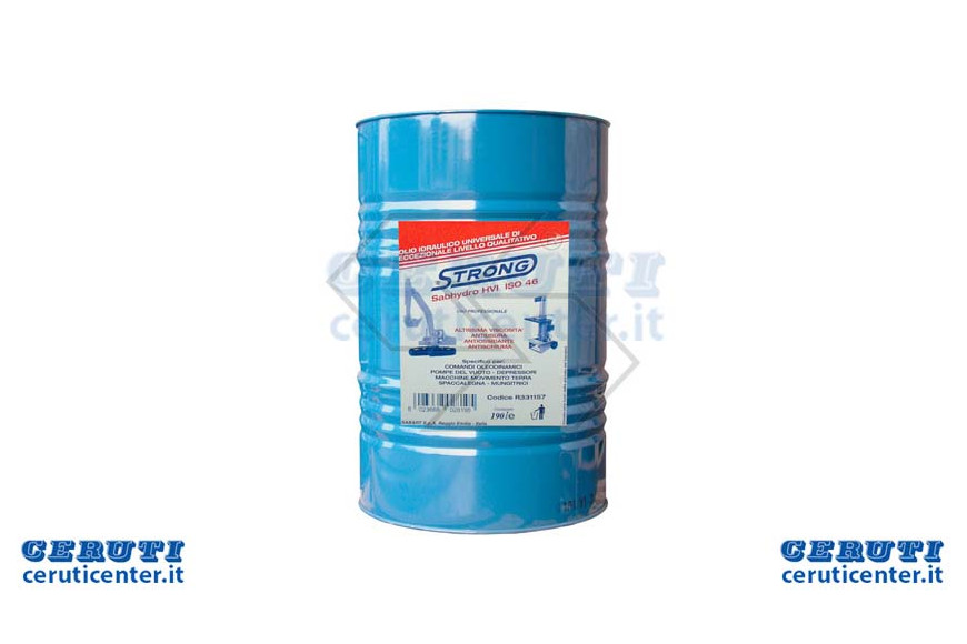 Strong oil Sabhydro For Circuits Plumbers Hvi Iso 46-190 Liters