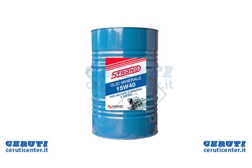 Strong Multigrade Engine Oil Sae-15W / 40-190 Liters