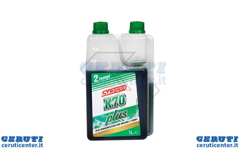 Oil Strong K70 Plus Semi-synthetic For Engines 2T - 1 Liter With Dispenser