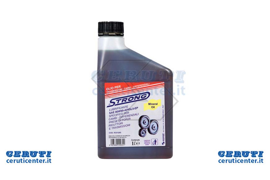Strong oil for transmissions, differentials and changes Sae 80W90 - 1 Liter
