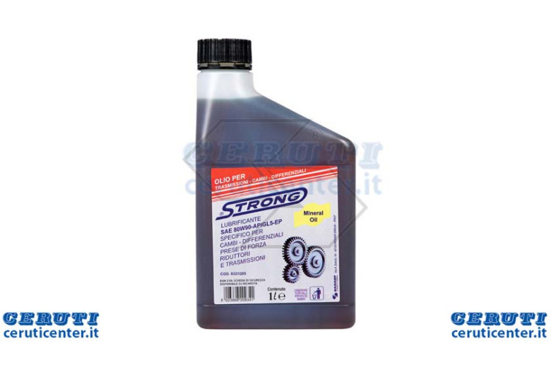 Olio Strong Per Trasmissioni, Cambi E Differenziali Sae 80W90 - 1 Litro