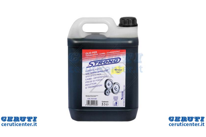 huile forte pour les transmissions, les différentiels SAE 80W90 changement E - 5 Litres