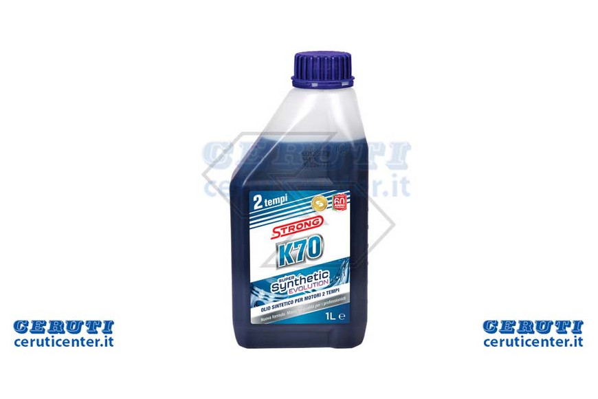 Olio Strong K70 Super Synthetic Evolution Sintetico Per Motori 2T - 1 Litro