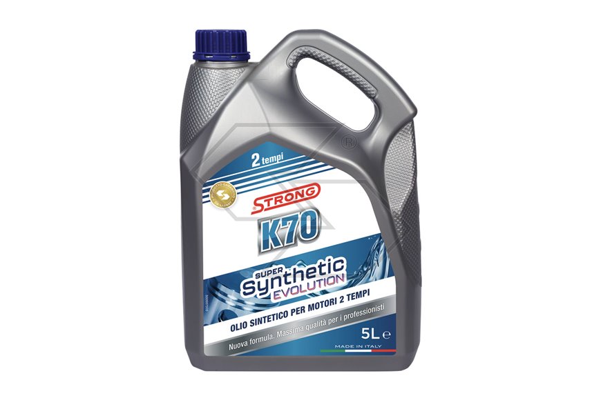 Olio Strong K70 Super Synthetic Evolution Sintetico Per Motori 2T - 5 Litri