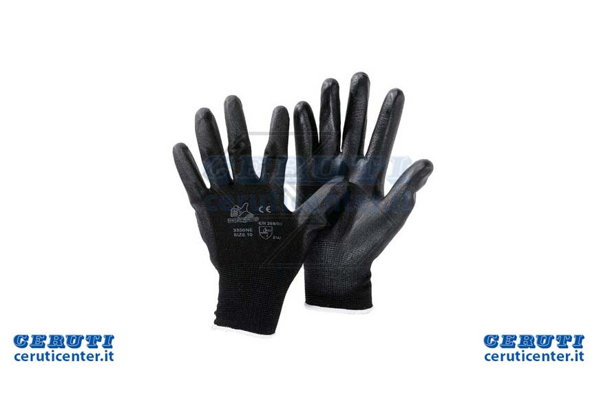 Enduit de polyuréthane Gants de travail - Taille L