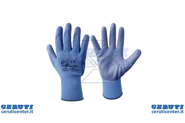 Mitt Trabajo recubierto de espuma de látex Criss Cross - Talla XL