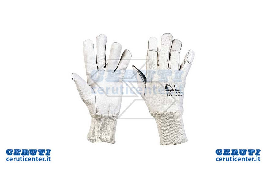 Mitt Labor Leather Flower Kid - Size L