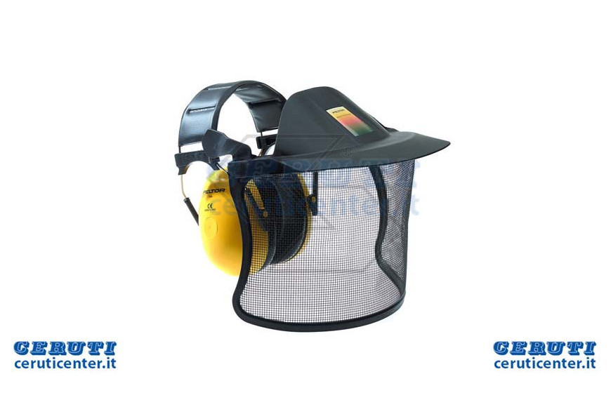 Protection Visor En net avec casque anti-bruit