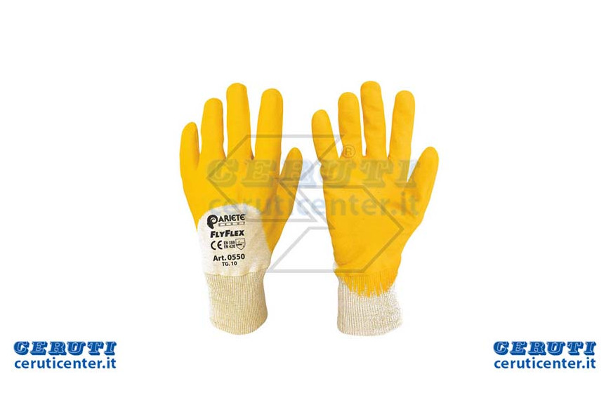 Guanti Cotone/Nitrile -Paio- Tg. 8