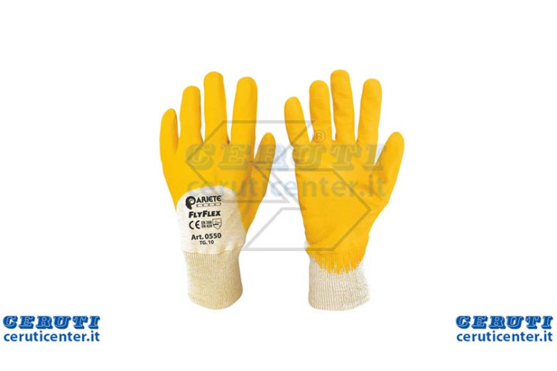Baumwollhandschuhe / Nitril -Paio- Tg. 9