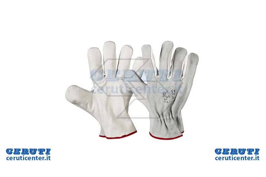 Mitt Labor Leather Flower And Crust - Size 10