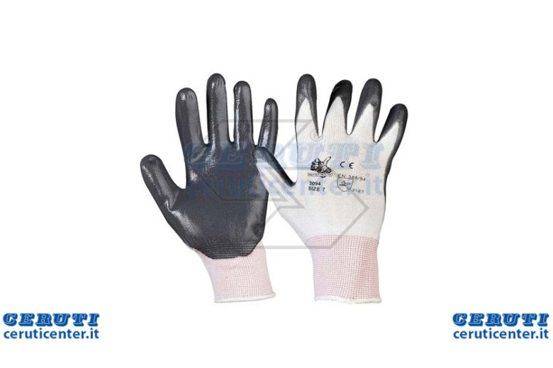 Nitrilo recubierto Guantes de trabajo - Talla M