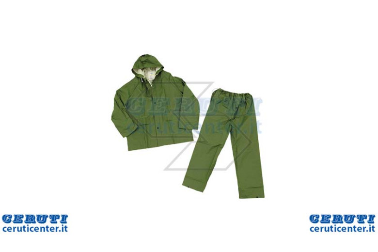 Totalmente impermeable verde - Talla XL