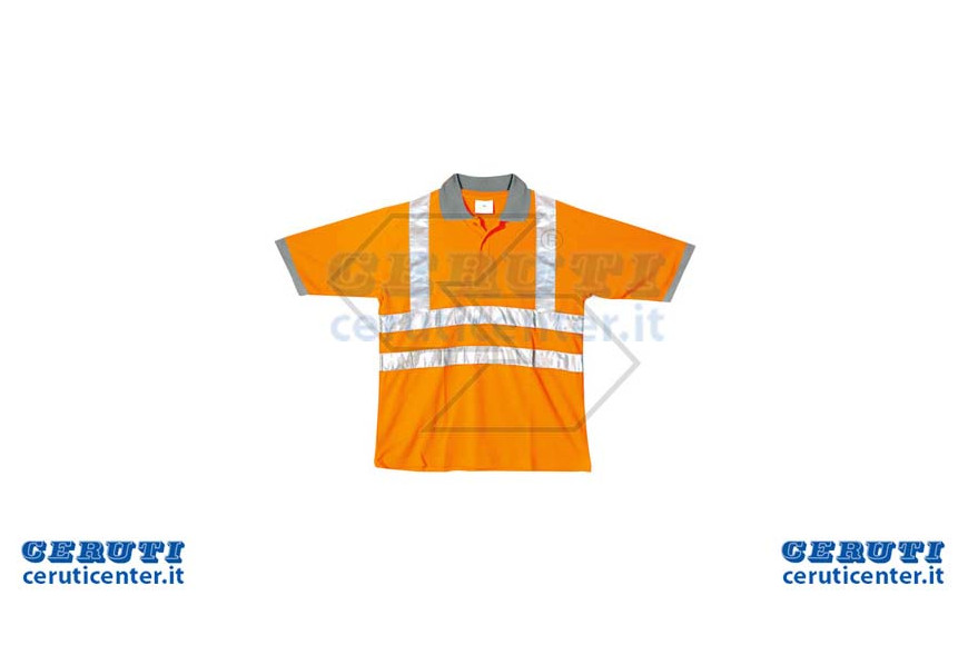 Polo Hohe Visibilita'Arancio Tg. L
