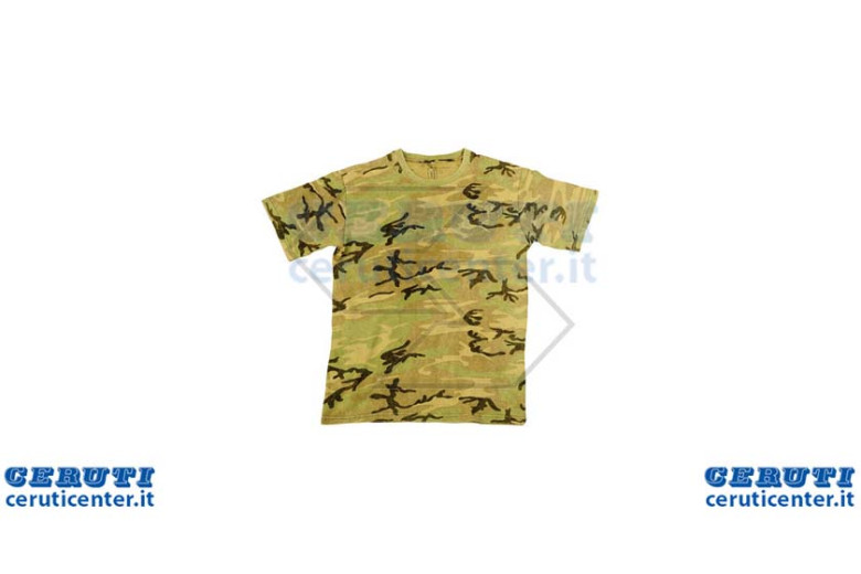 T-Shirt Cotone Mimetica 200 G. Tg.L