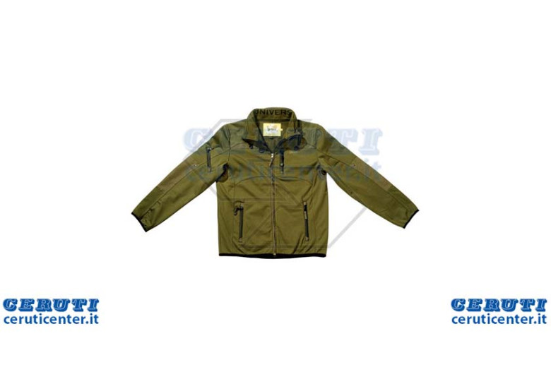 Cardigan Verde Cot.Softshell Tg.M