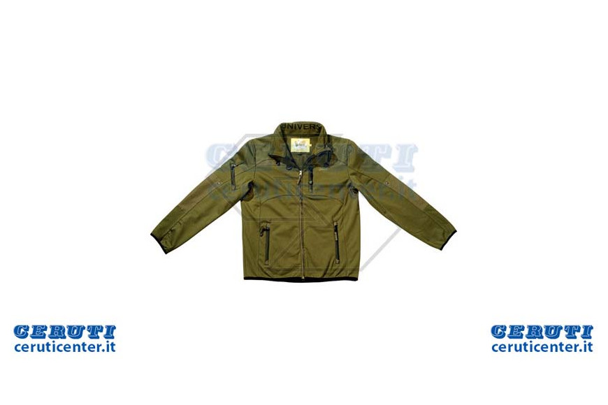 Cardigan Verde Cot.Softshell Tg.L