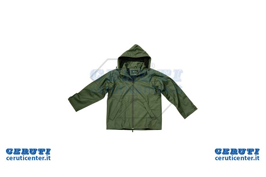 Jacke "Top" Imperm.Verde Scur.Tg.L