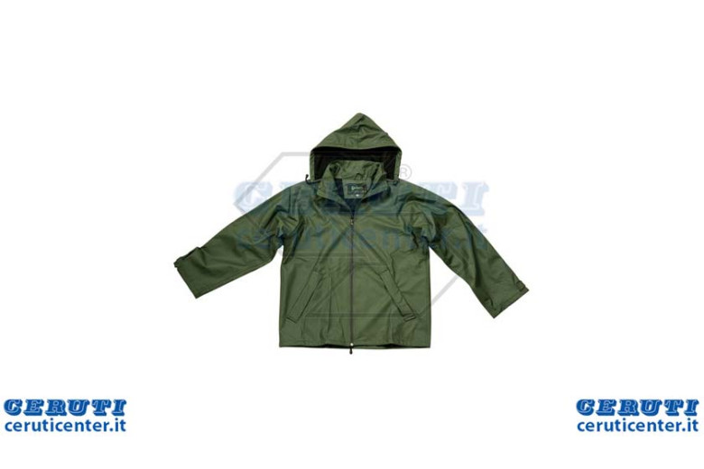 Veste "Top" Imperm.Verde Scur.Tg.L