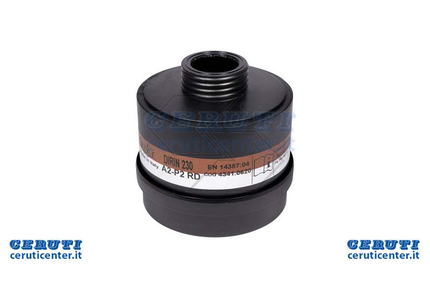 Dirin Filter 230 A2-P2 Gas - organische Dämpfe - Pulver - Smoke - Mist