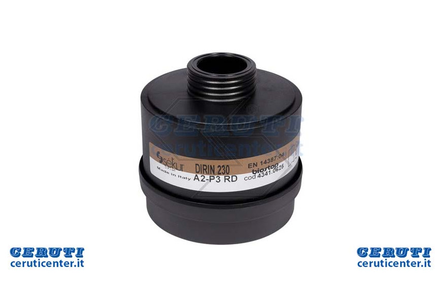 Dirin Filter 230 A2-P3 Rd BIOSTOP - Dust - Smoke - Mists