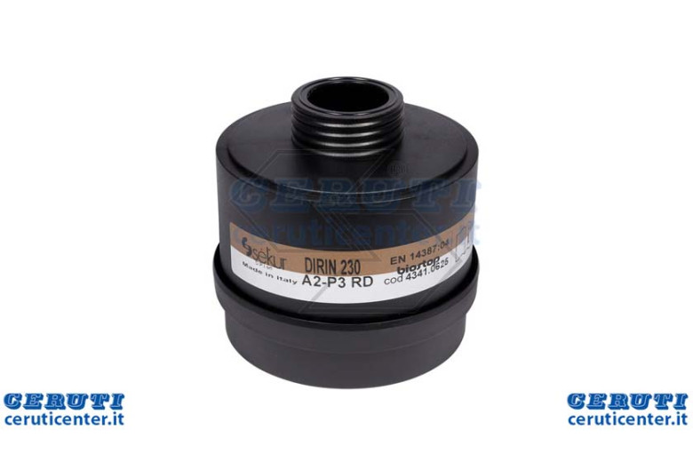 Dirin Filter 230 A2-P3 Rd BIOSTOP - Dust - Smoke - Mists