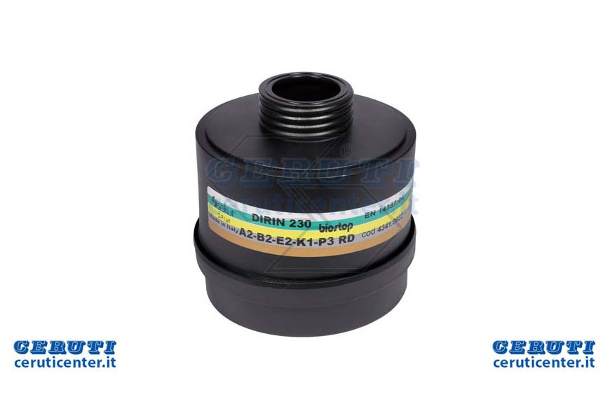 Dirin filtre 230 A2-B2-E2-K1-P3 combiné polyvalent BIOSTOP