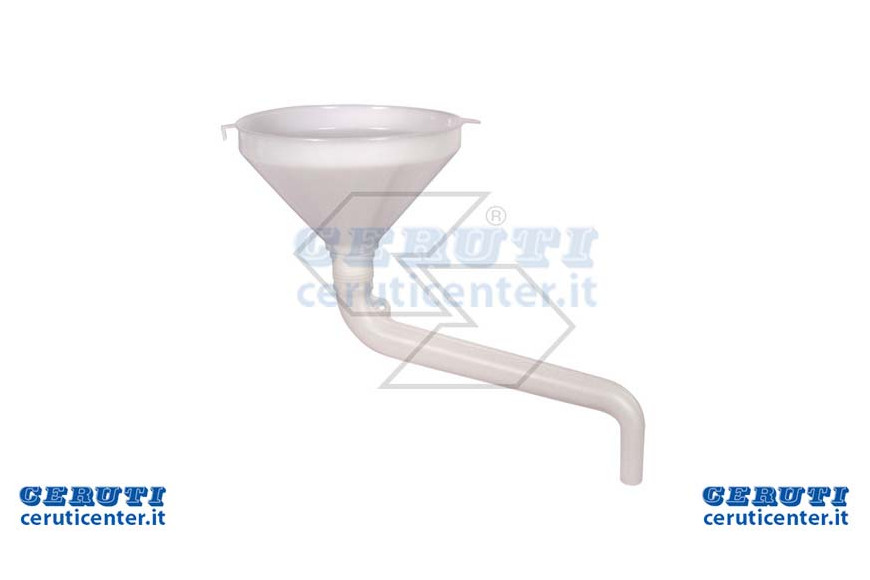 Entonnoir multifonction Courbe rigide pour verser de carburant 190 mm