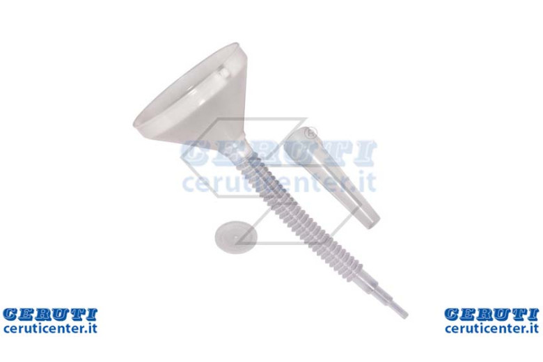 Entonnoir flexible multifonction pour carburant 200 mm Verser
